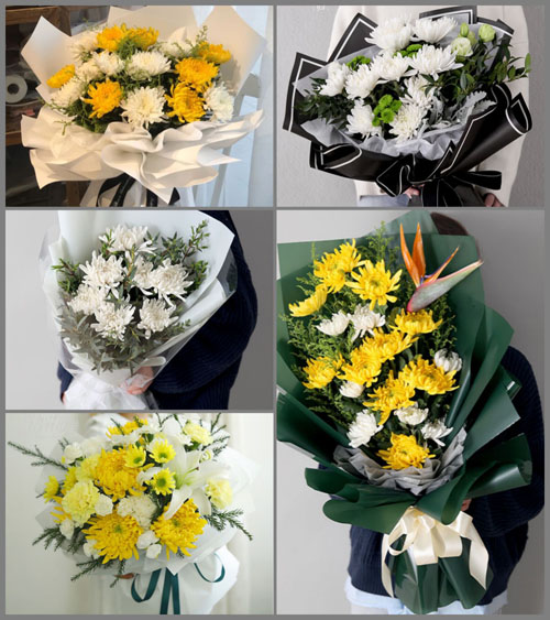 河南南阳邓州市罗庄镇冯坡村白事花束代送